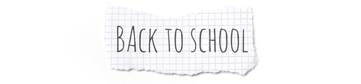 Back to School on a piece of paper