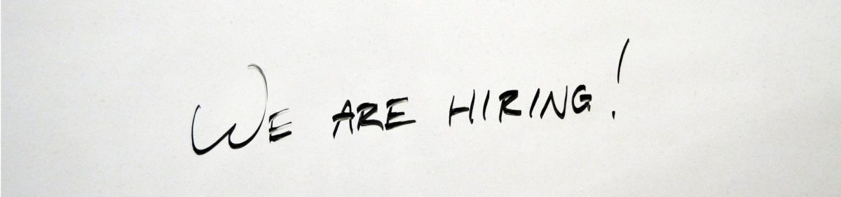 We are hiring