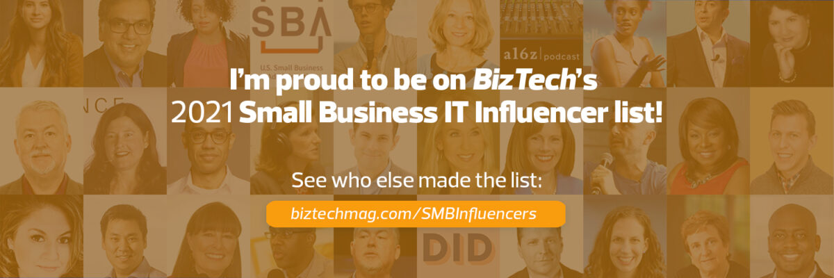 BizTech Influencer banner