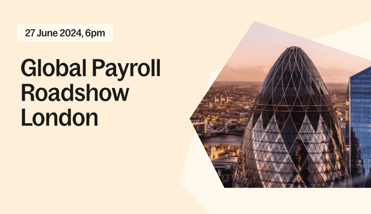 Deel global payroll event invitation