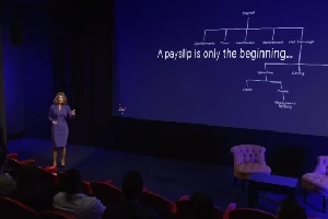 Anita Lettink speaking about the Future of Payroll for Zellis in the UK