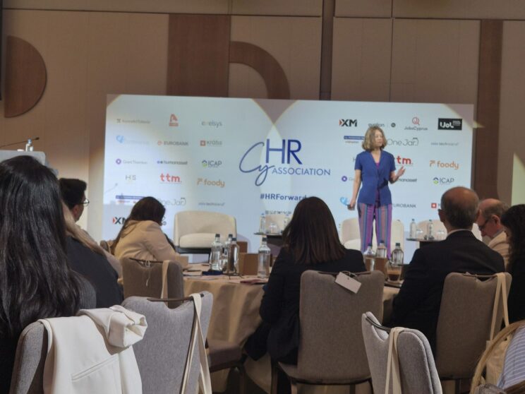 Anita Lettink presenting at Cyprus HRMA