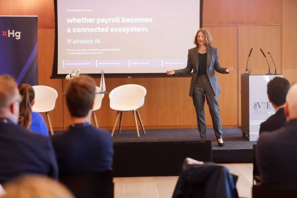 Anita Lettink presenting on Payrol Ecosystem at HgCapital